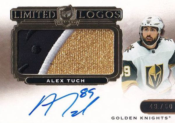 AUTO patch karta ALEX TUCH 20-21 UD The CUP Limited Logos /50